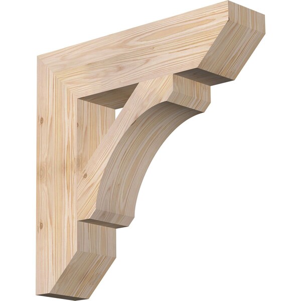 Ekena Millwork Legacy Slat Smooth Bracket, Douglas Fir, 5 1/2"W x 24"D x 24"H BKT06X24X24LEC06SDF - main